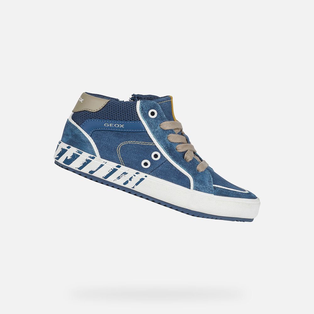 Geox Sneakers Blue Alonisso - Geox Boys Shoes - RGHUFJ408